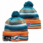 Miami Dolphins Team Logo Knit Hat YD (13),baseball caps,new era cap wholesale,wholesale hats